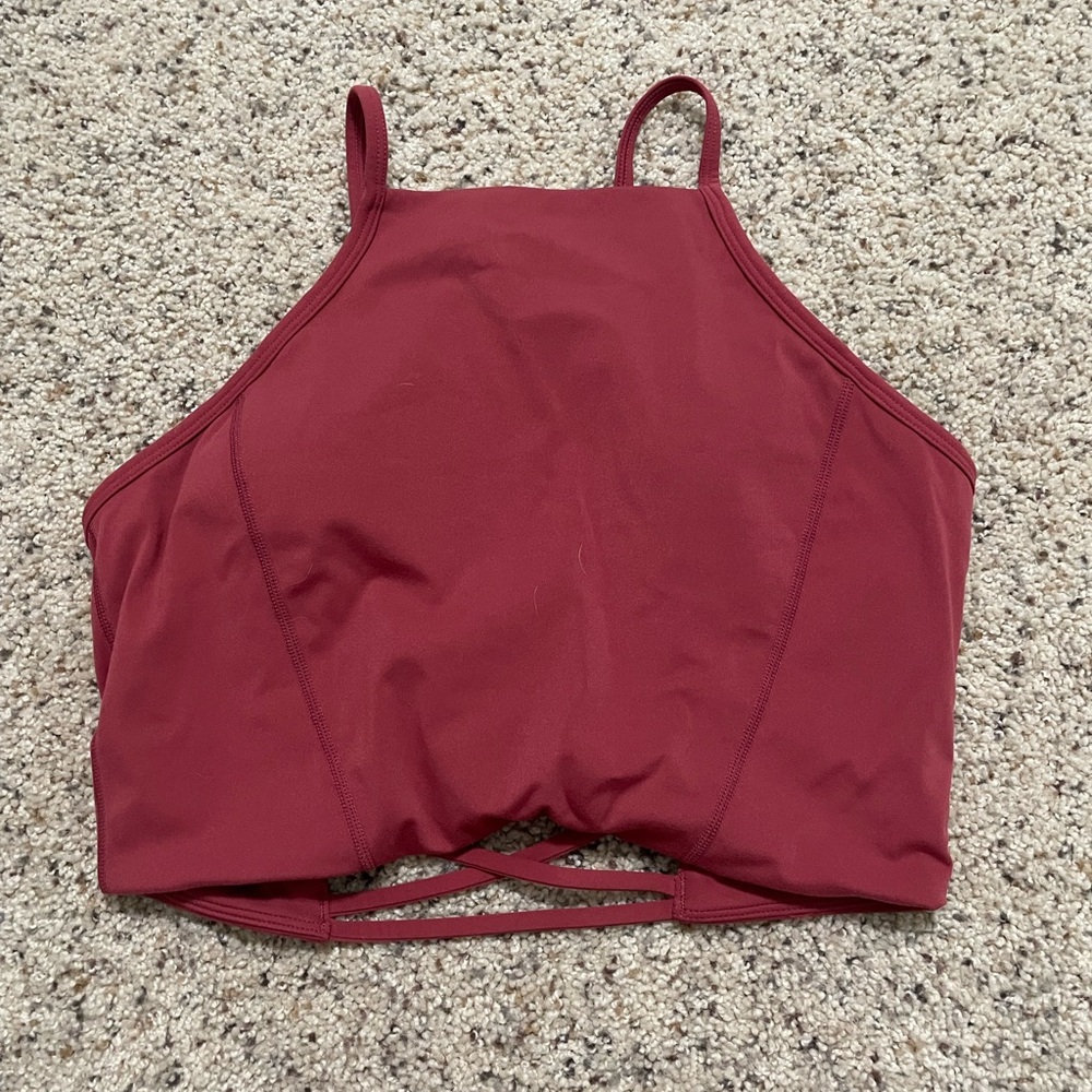 Buffbunny Large Rust Ivy Crop/Sports Bra